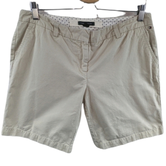Tommy Hilfiger Khaki Shorts Sz 10 - Picture 1 of 8